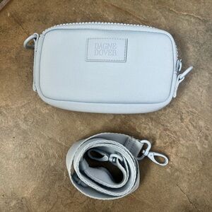 DAGNE DOVER Mara Light Baby Blue Phone Sling with Strap